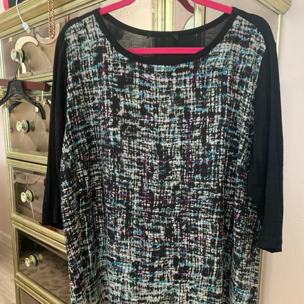 Cotton asymmetrical blouse